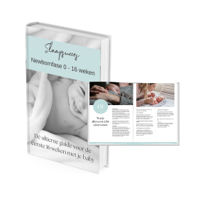 Boek en layout van inhoud guide newborn